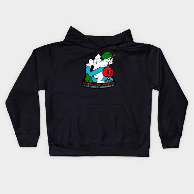 cherryland ghostbusters Kids Hoodie by LOST WORLD